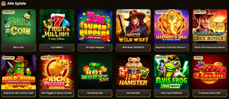 Goldspin Casino Spiele